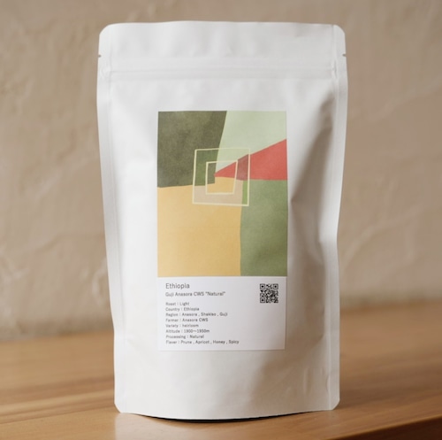 Ethiopia / Guji Anasora CWS / Heirloom / Natural / 150g