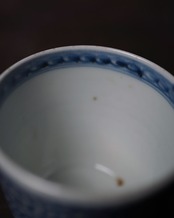 猪口　古伊万里　蛸唐草文　/　江戸後期