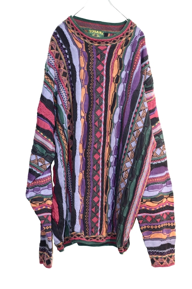 coogi pattern knit