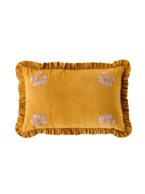 Projektityyny  leinikki cord cushion, mustard, cover only