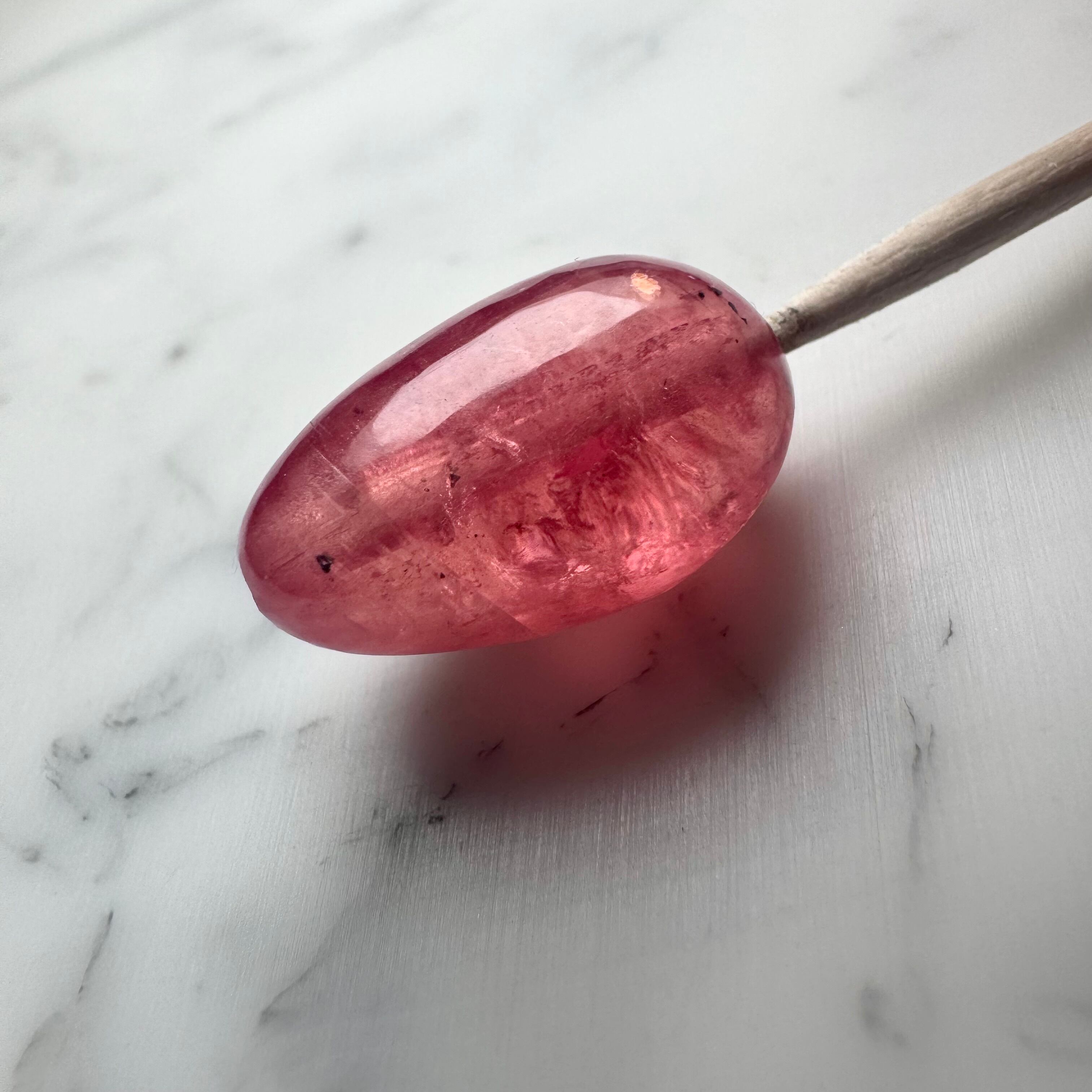 no.1 コロラド スィートホーム鉱山産ロードクロサイト 約1mm貫通穴