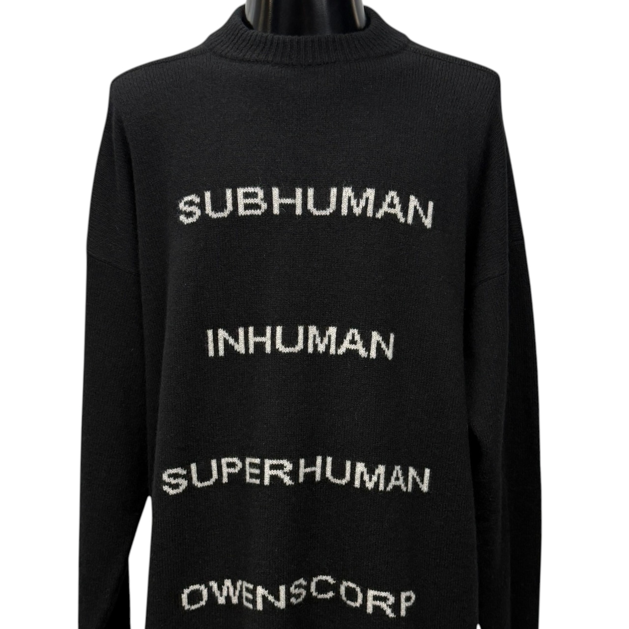 【RICK OWENS】リック・オウエンス "STROBE OWENSCORP" 22AW カシミヤ混ニットセーター