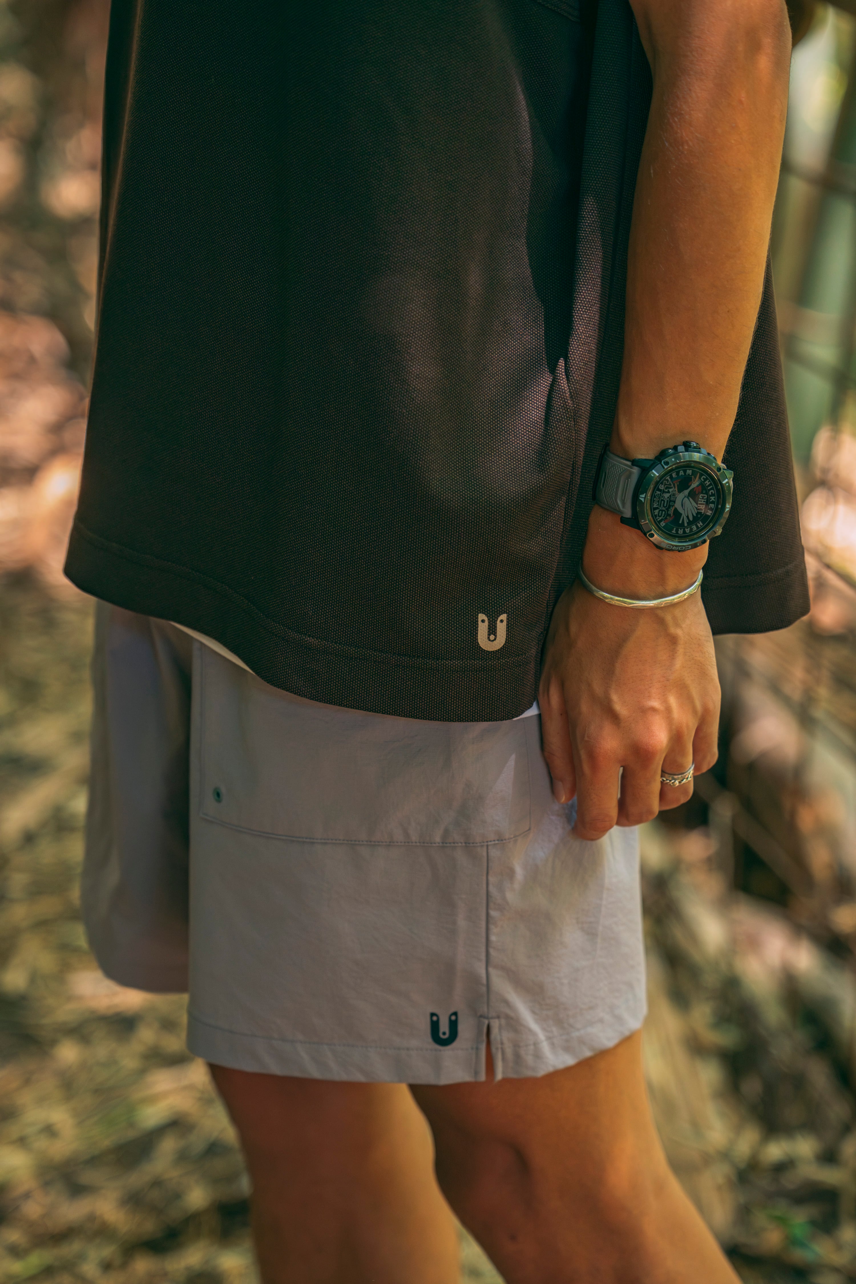 Andante Short：Color Raisin Grey | TANNUKI Running Wear Shop