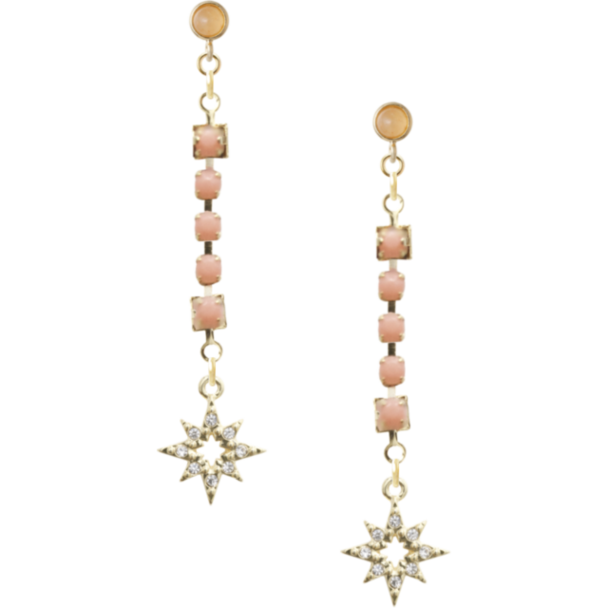 Pink Micro Sign MICRO SIGN(ピアス) 2人の星 | MICROSIGN