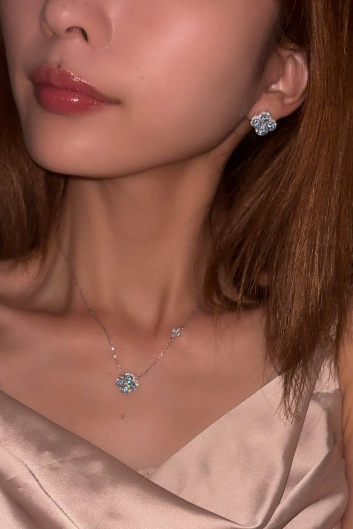 shine clover necklace | milcy（ミルシー） 大人フェミニン