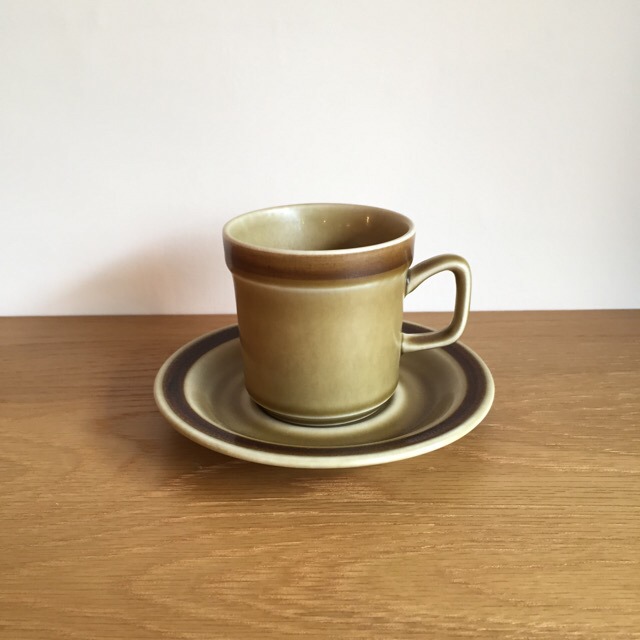 【北欧ヴィンテージ雑貨】STAVANGERFLINT Brunette Sugar Bowl Brown スタバンゲルフリント ブリュネット シュガーボウル 茶色