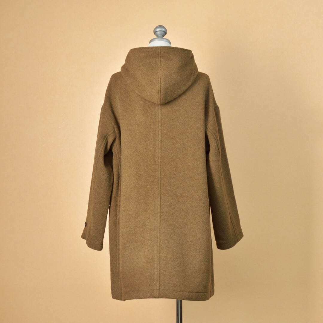 ARMEN アーメン メルトンダブルフェイスフーデッドコート