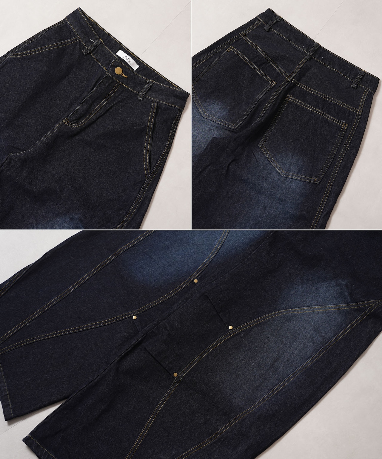 ◆ワンウォッシュ バレルレッグ ジーンズ◆gt-514052