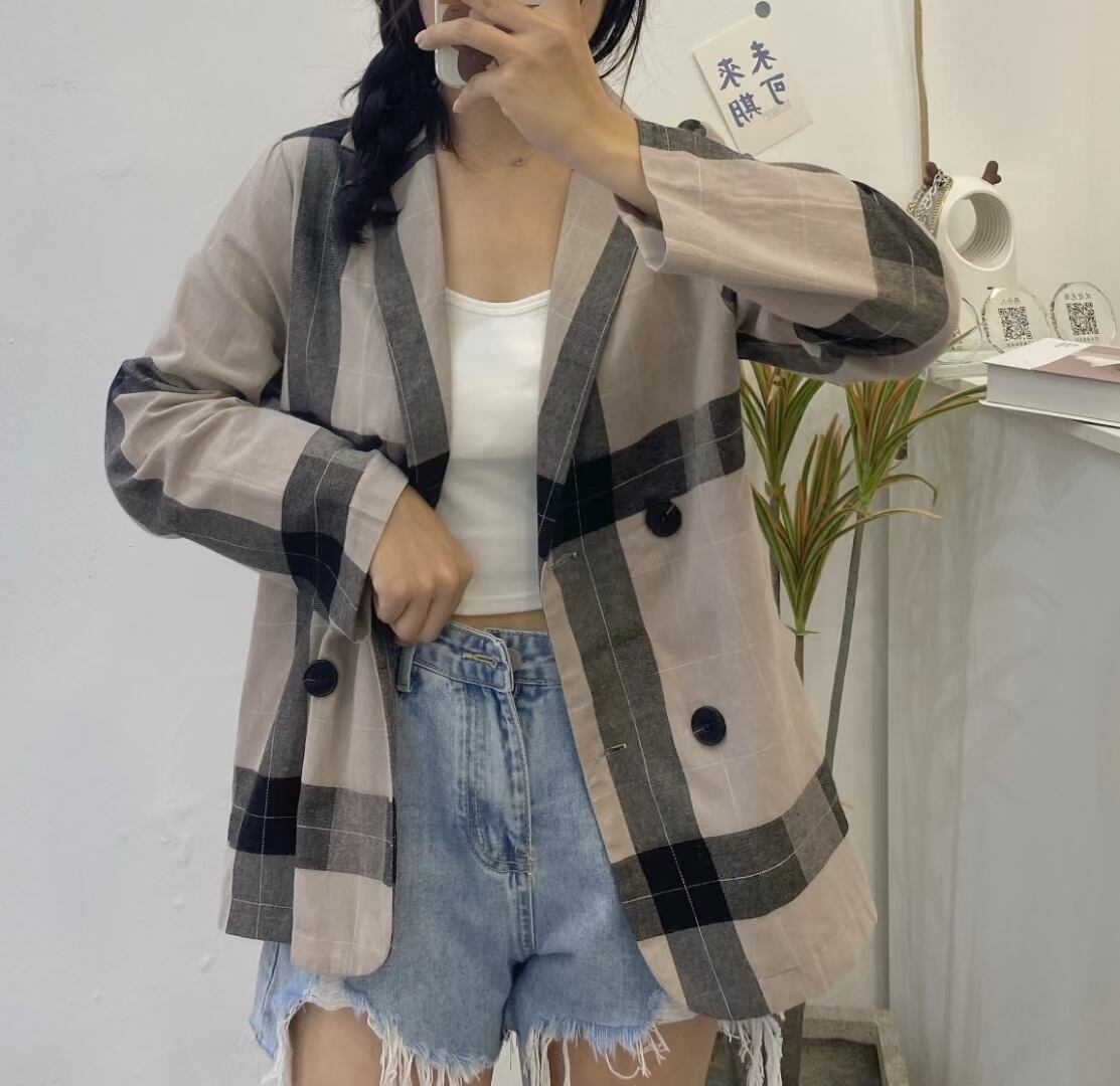 チェックジャケット　AJ5Z5039-950