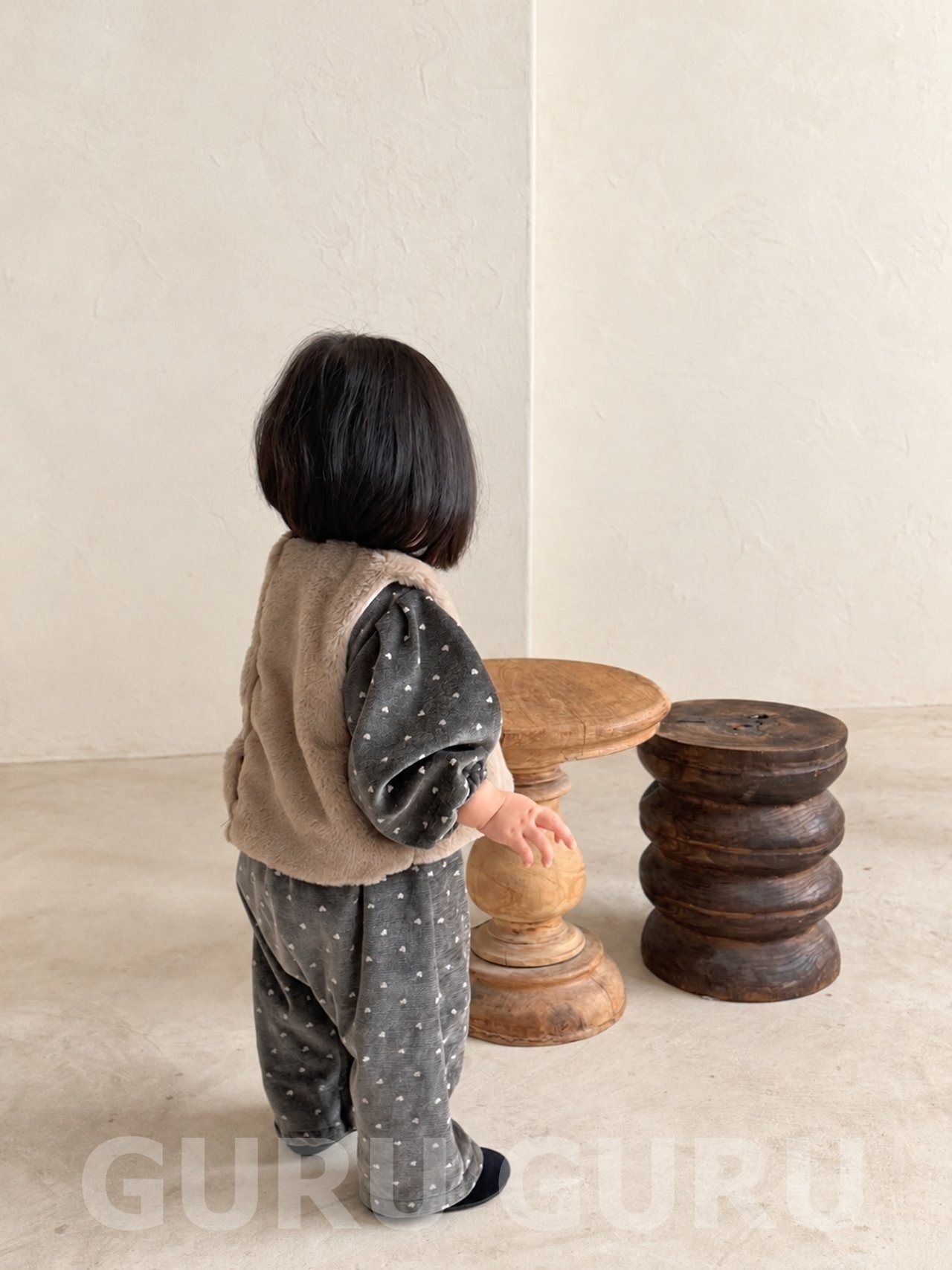 GURUGURU［取寄］cozy fur vest 26winter
