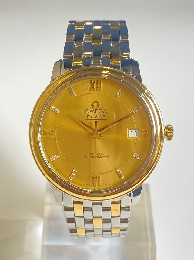 OMEGA オメガ メンズ 腕時計 デ・ヴィル プレステージ コンビ424.20.37.20.58.001