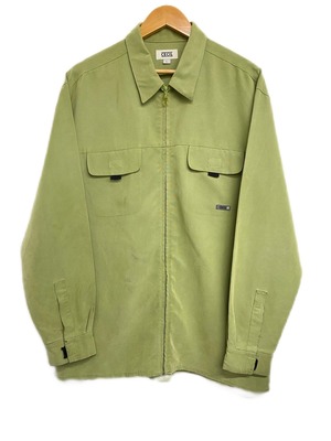 90sEuro Polyester Shirt Jacket/L