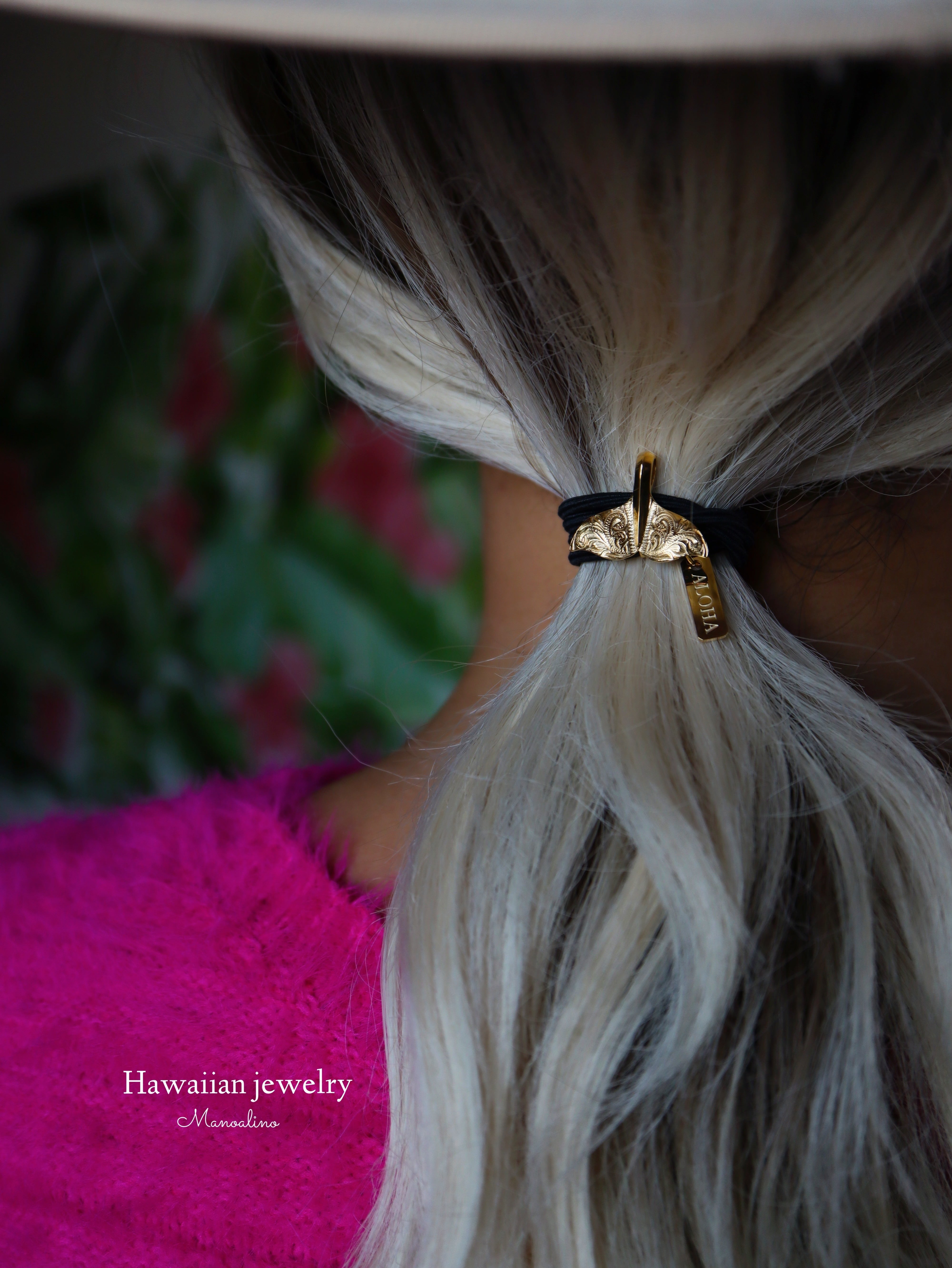 5color】Whale tail hair accessory Hawaiianjewelry(ハワイアン