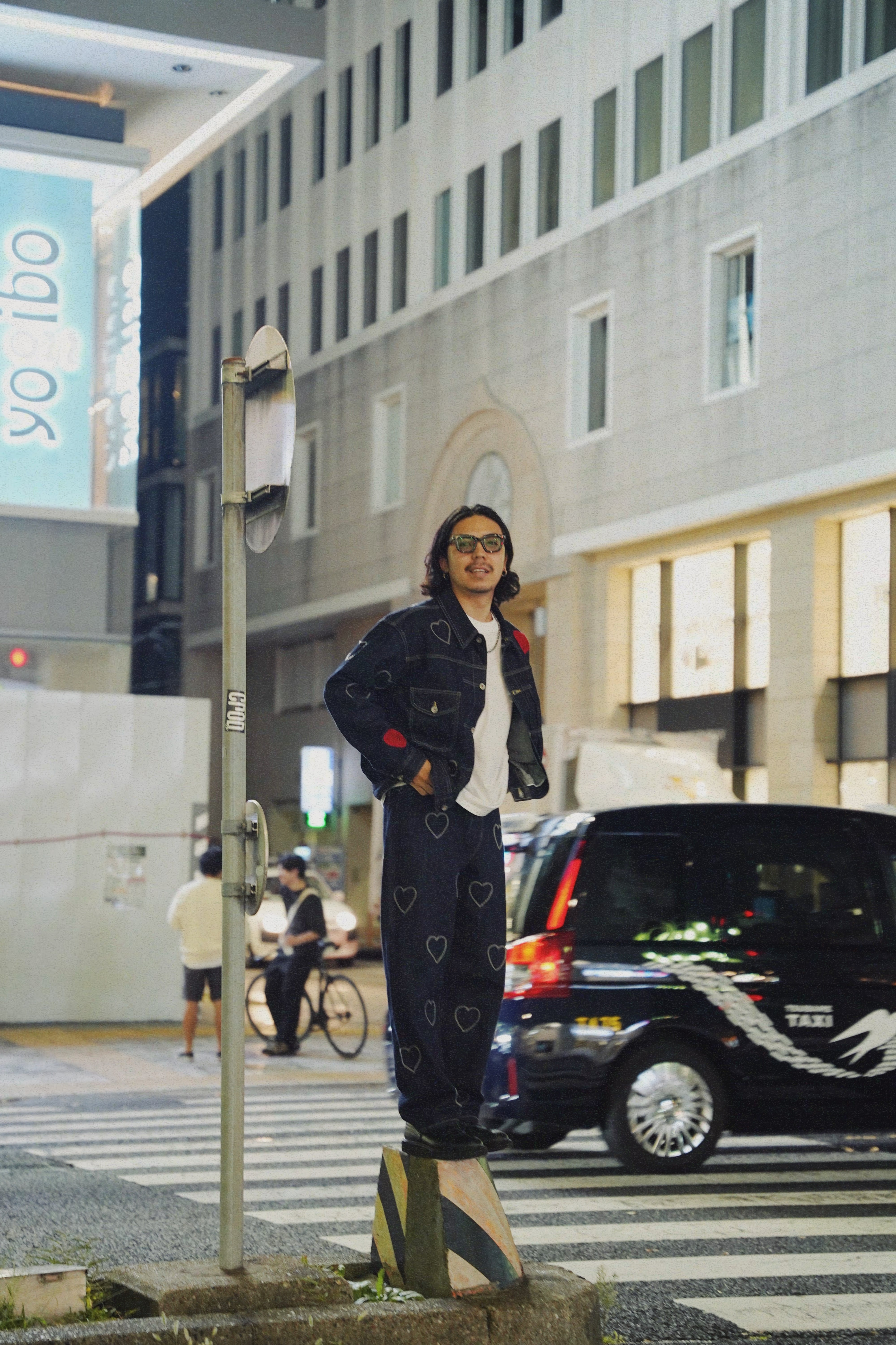 CC HAPPY DENIM 5P PANTS -HEARTFULL O.W- | BEARD ROOM