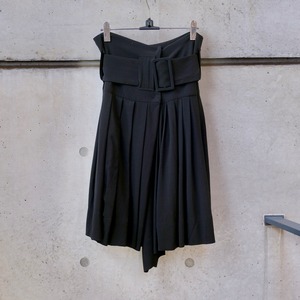 Rena Lange / Belted Pleated Skirt