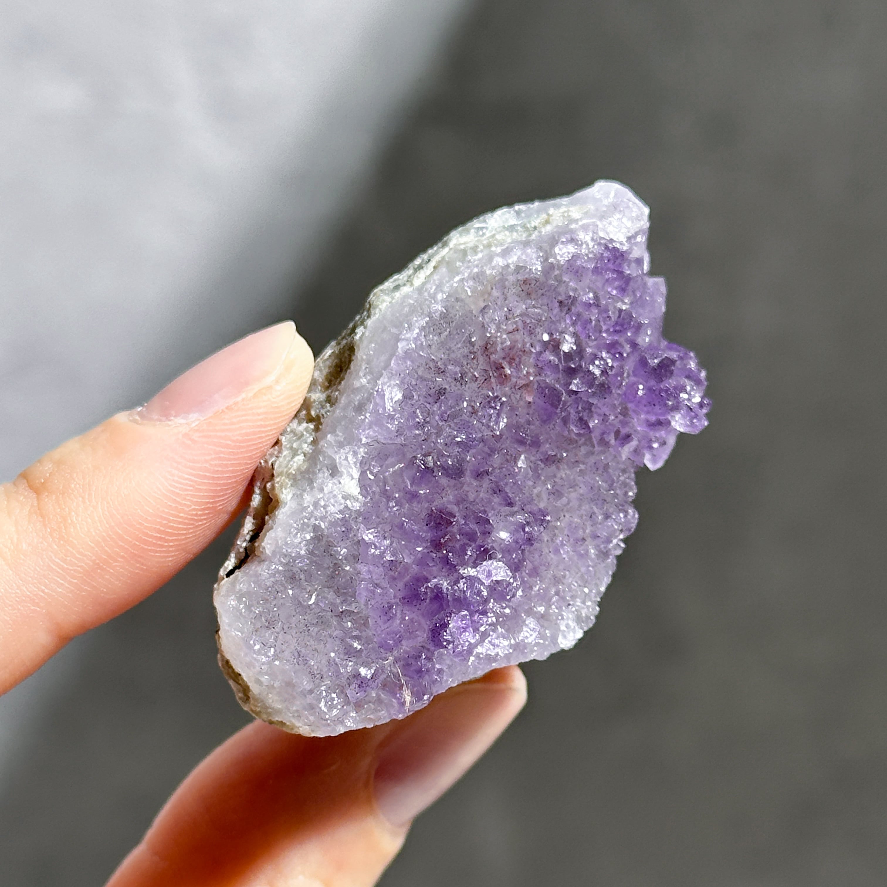 アメジスト　ポインター　特大　天然石　鉱物 インド・カルール産アメジスト クラスター 36◇ Amethyst ◇天然石