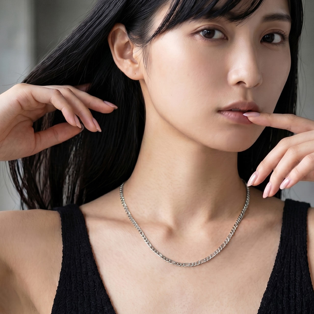 フィガロネックレスシルバー