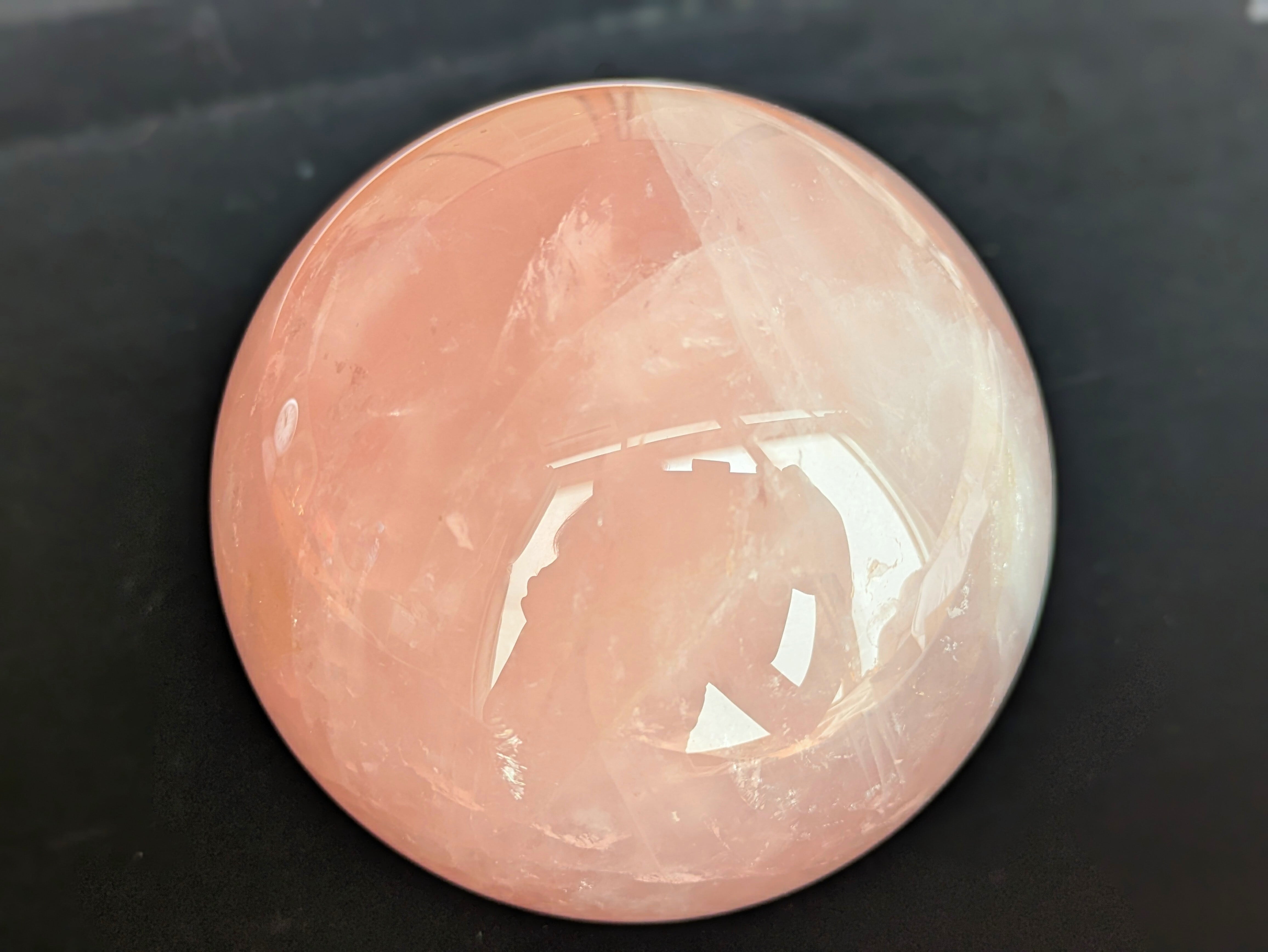 《特特大》ローズクォーツAAA丸玉