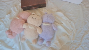 【12月分】等身大￤わぐまBABYのぬいぐるみ(ラベンダー)