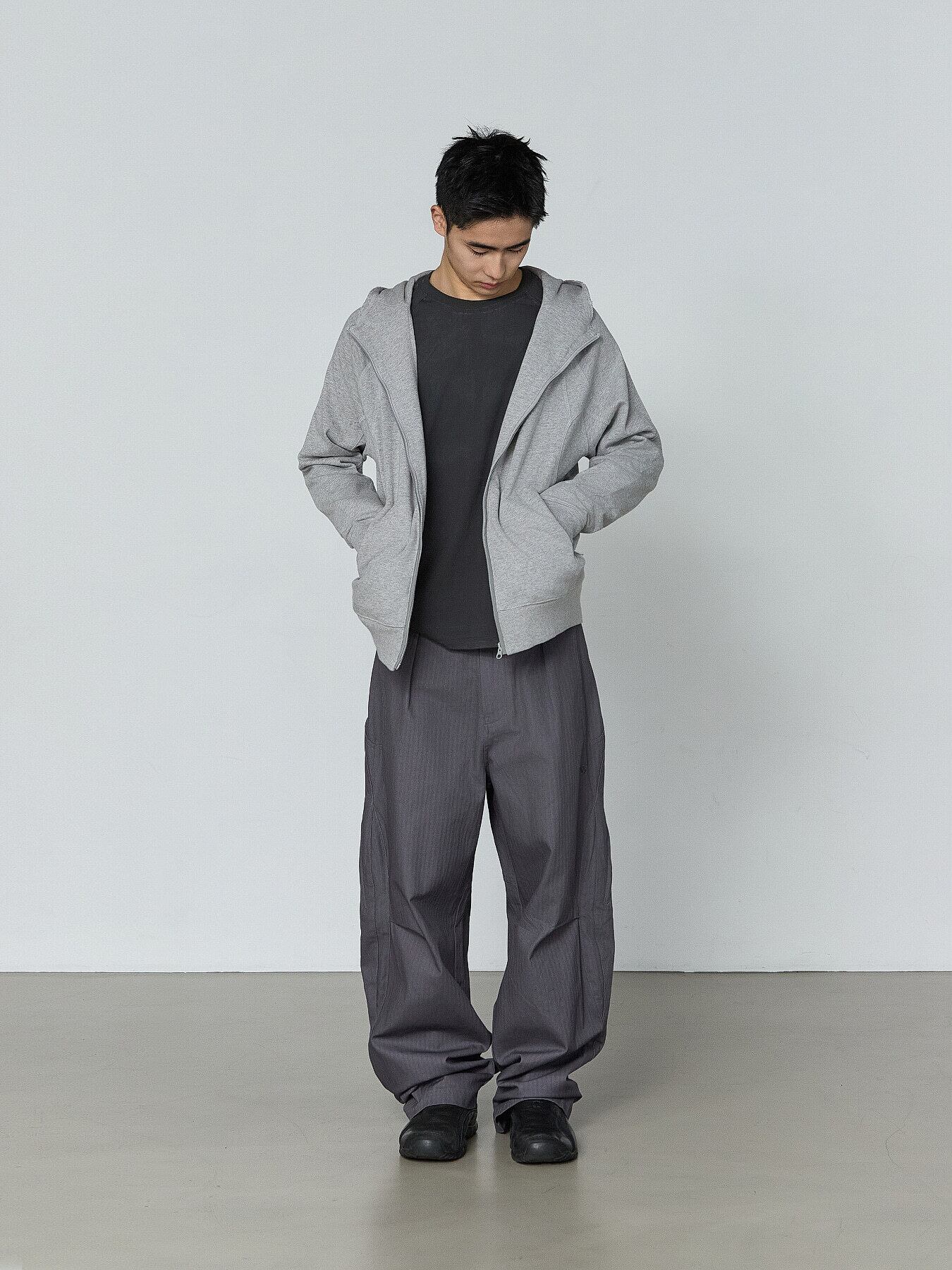 SAN SAN GEAR] BACK POCKET PANTS [BLUE CHARCOAL] 正規品 韓国