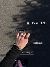 【Select】Knit ring -green-