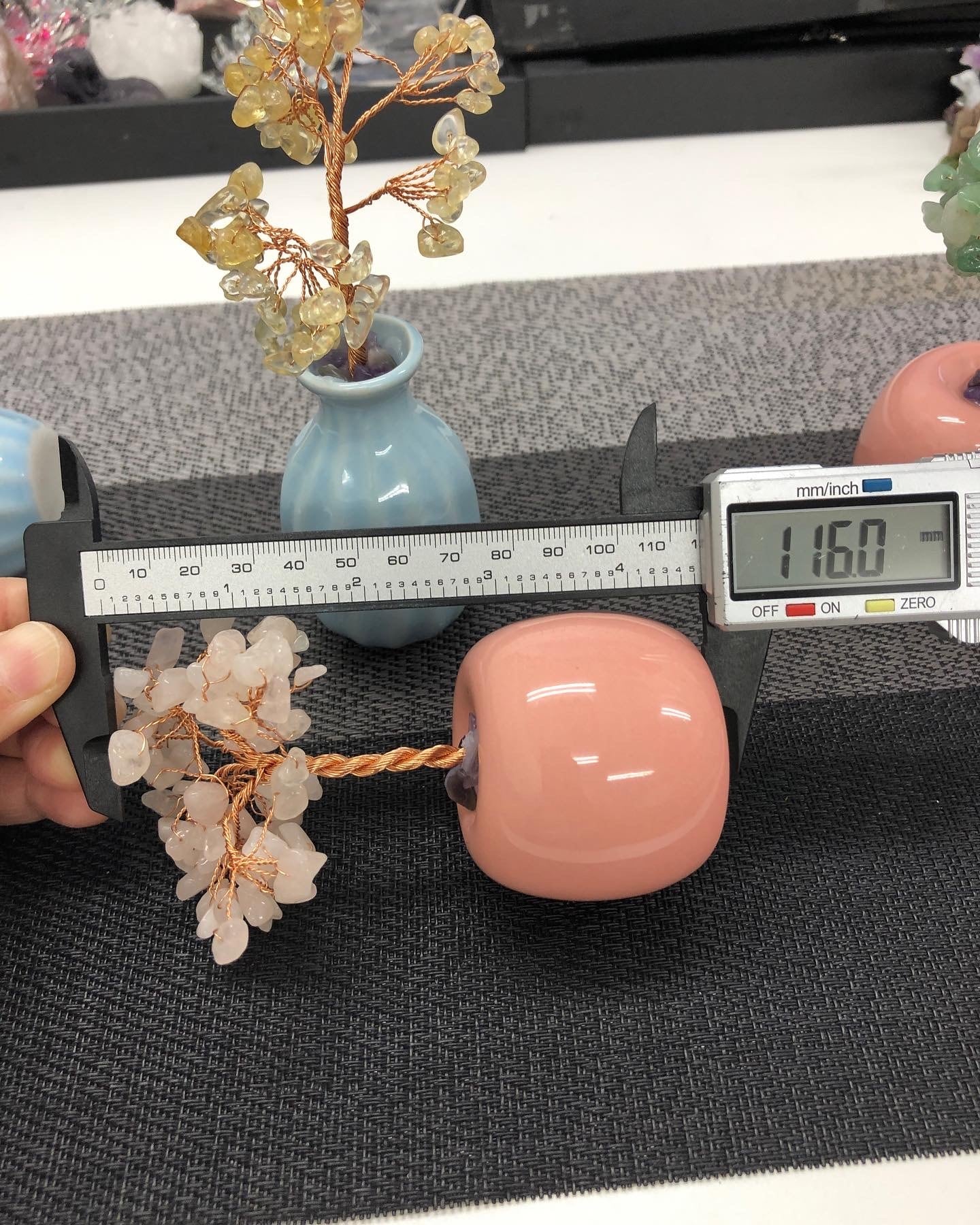 天然石　花瓶　置物　送料無料 天然石 原石 編み物 花瓶 置き物 1つ | SHORYUSUISHOKAN