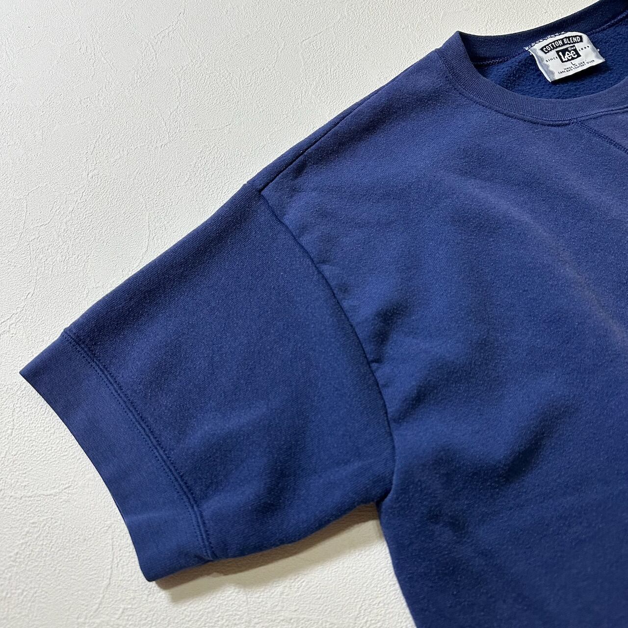 90s USA Lee 半袖スウェット プルオーバー リー ネイビー L 古着 | RUFFY