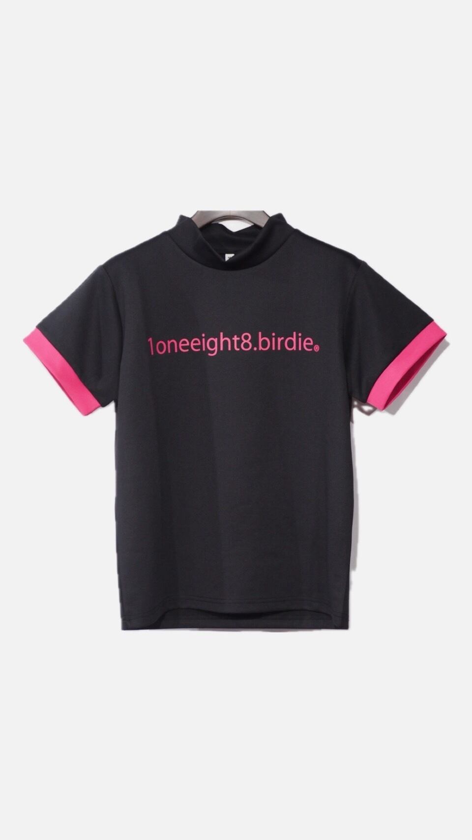 【1oneeight8】ゴルフウェア トップス ブラック✖️ピンク