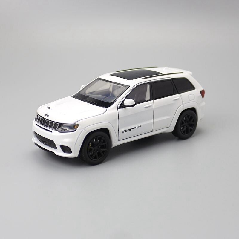 1/32 ジープ グランドチェロキー トラックホーク クライスラー Jeep Grand Cherokee Trackhawk Chrysler  SUV 白 ホワイト ミニカー ダイキャストカー モデルカー コンセプトカー コレクション インテリア ディスプレイ 人気 おしゃれ プレゼント  ギフト ...