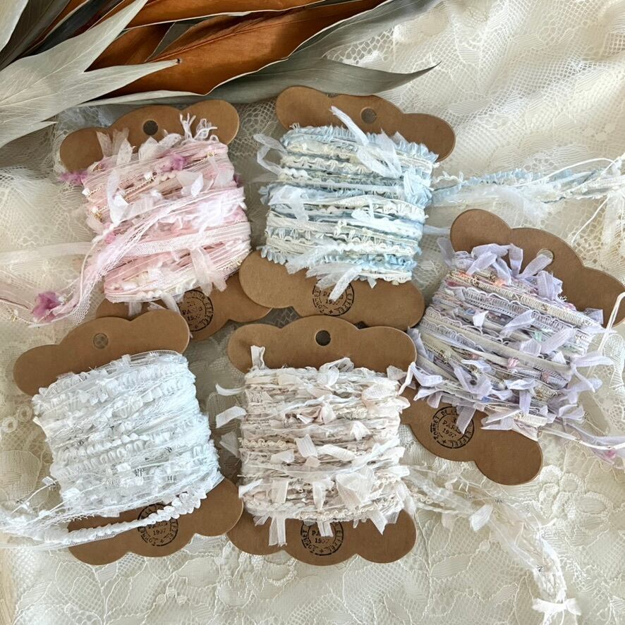 2m 引き揃え糸 レースリボン #246 | La grace インド刺繍リボン 引き