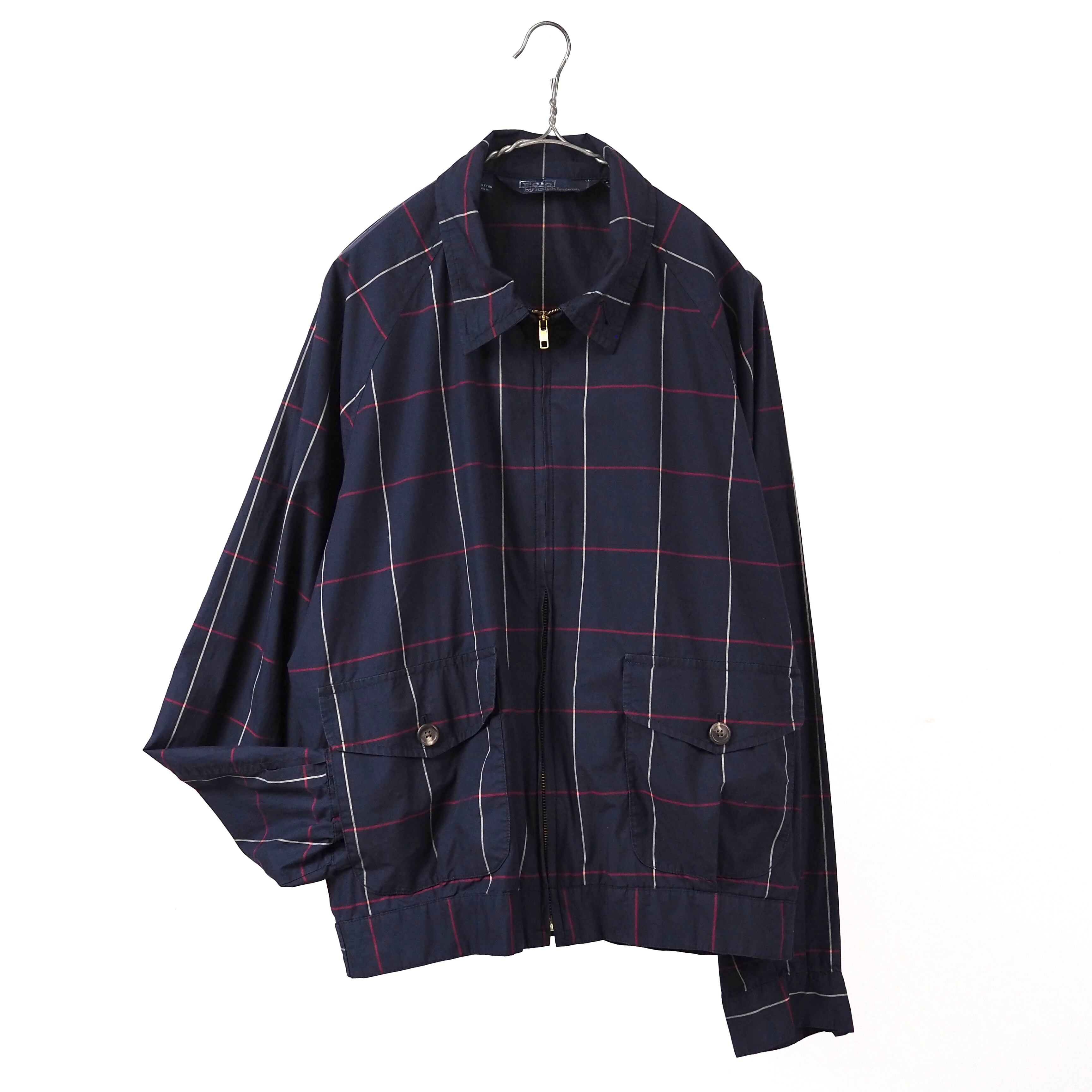 Polo by Ralph Lauren plaid zip up jacket M