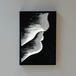 【Beach -black-】30×20cm  海の絵 モノトーン