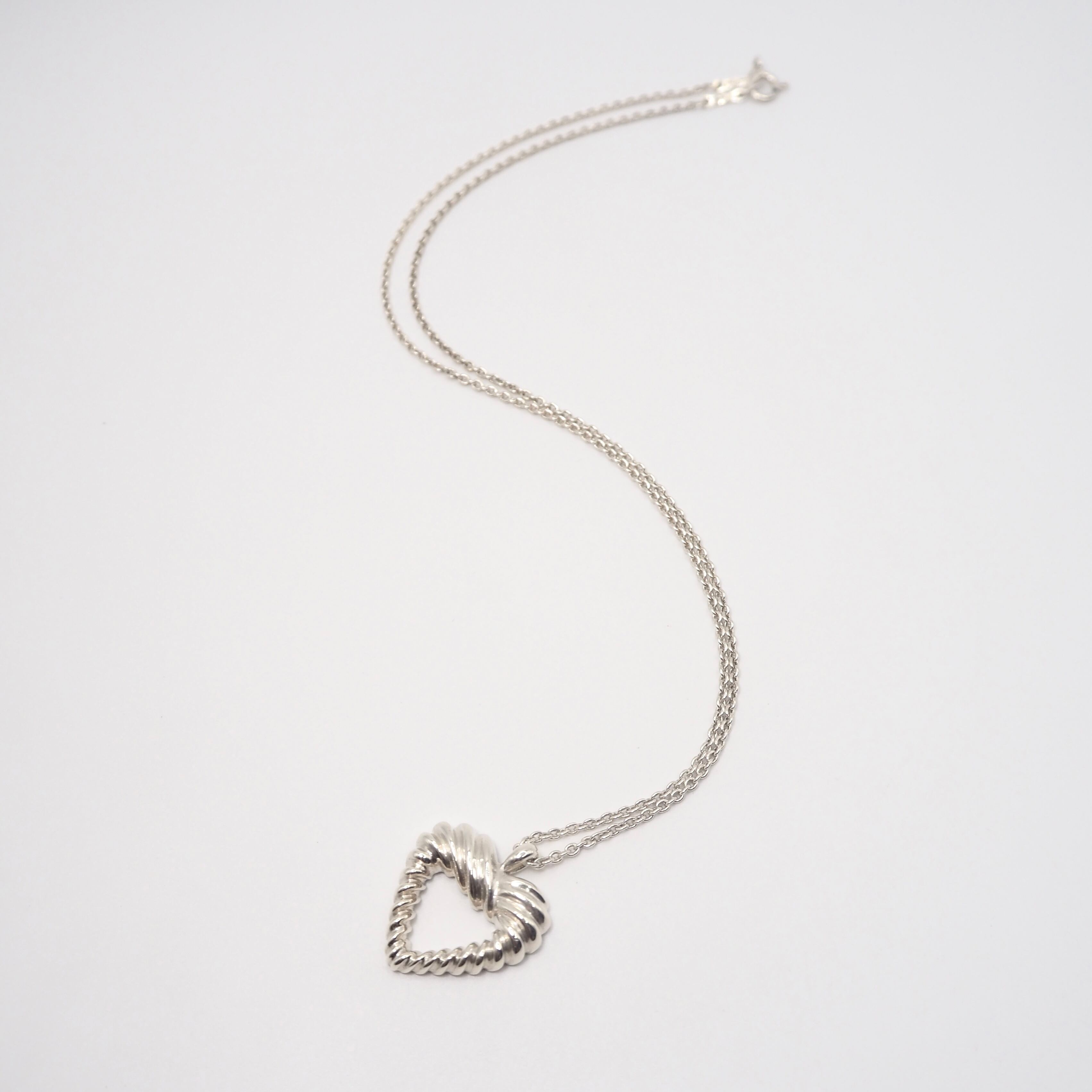 Tiffany&Co. ツイストハート ネックレス シルバー925 ティファニー