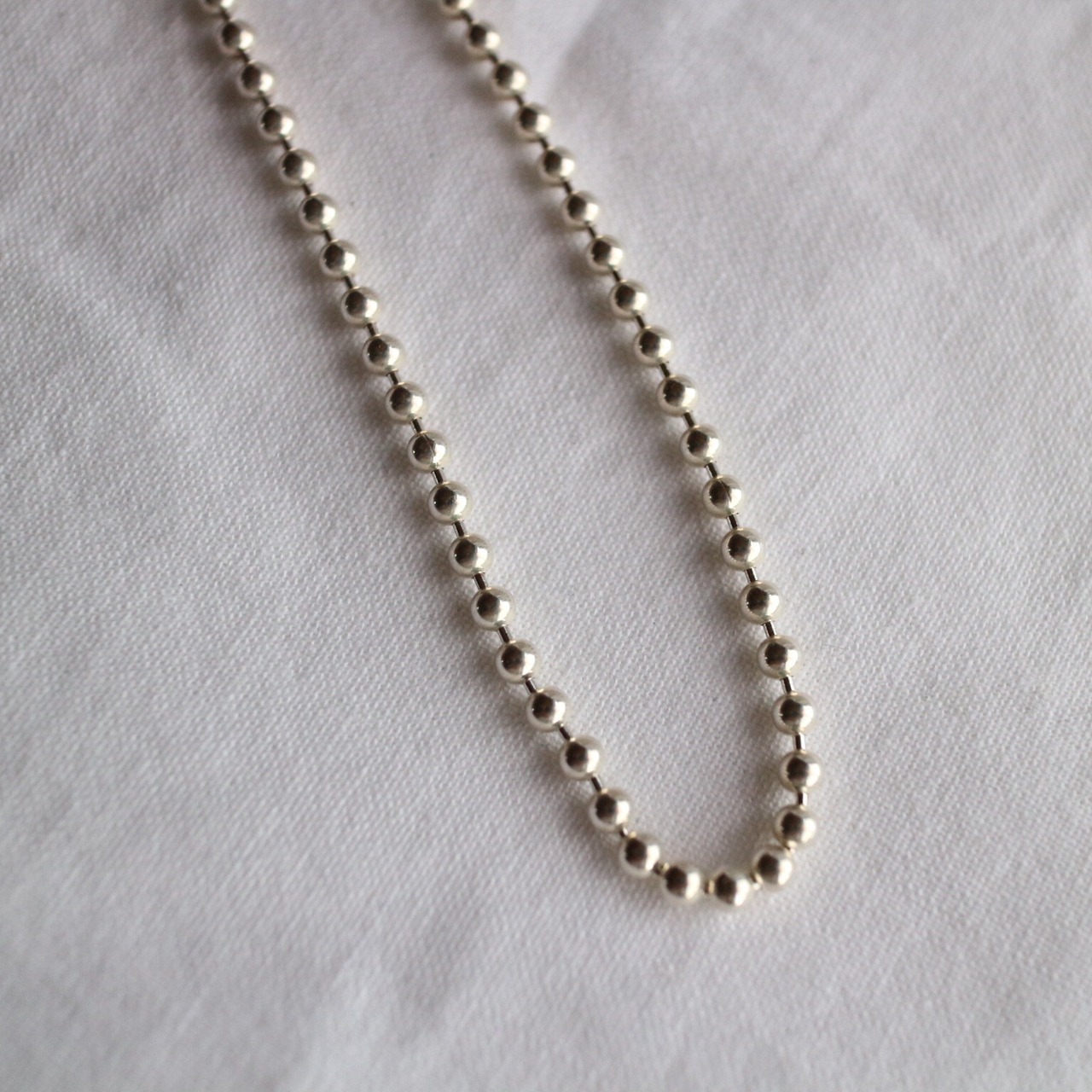 long ball chain neckless
