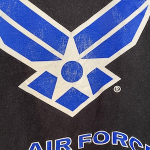 【BAYSIDE】USA製 AIR FORCE Tシャツ ロゴ XXL ビッグサイズ エアフォース ベイサイド US古着 アメリカ古着