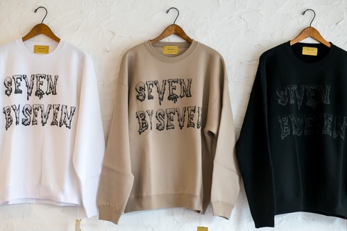 SEVEN BY SEVEN プリントスウェット