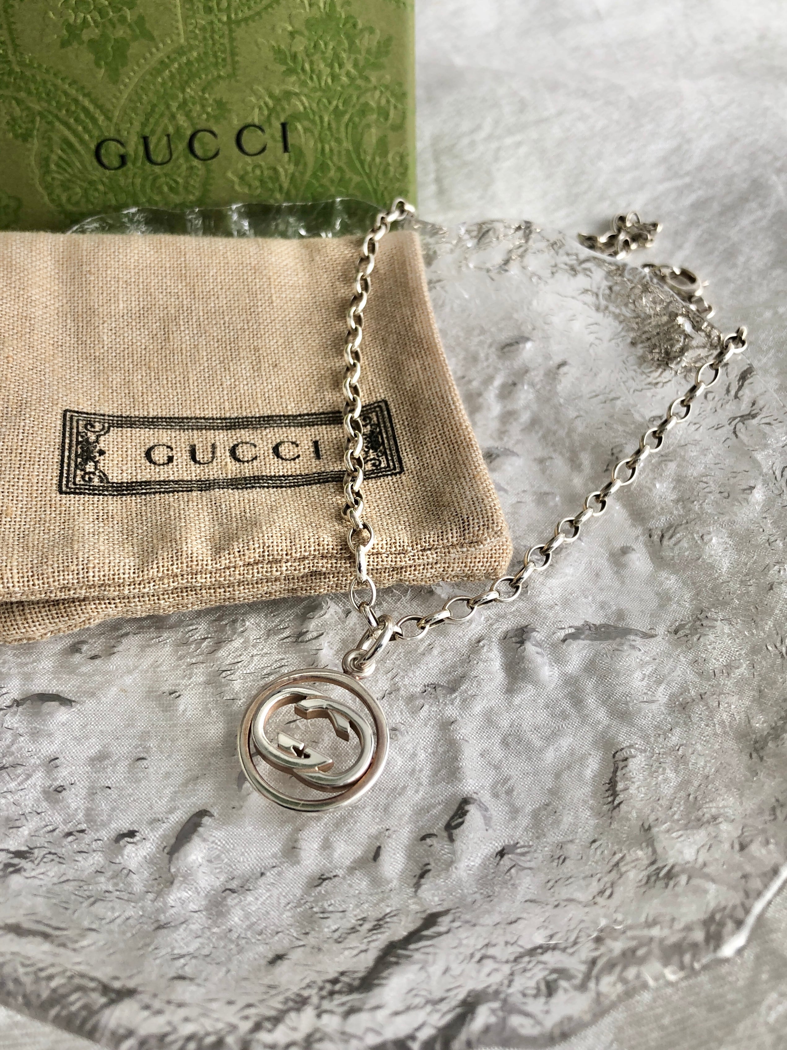GUCCI グッチ ネックレス シルバー ドッピアG 925 vintage