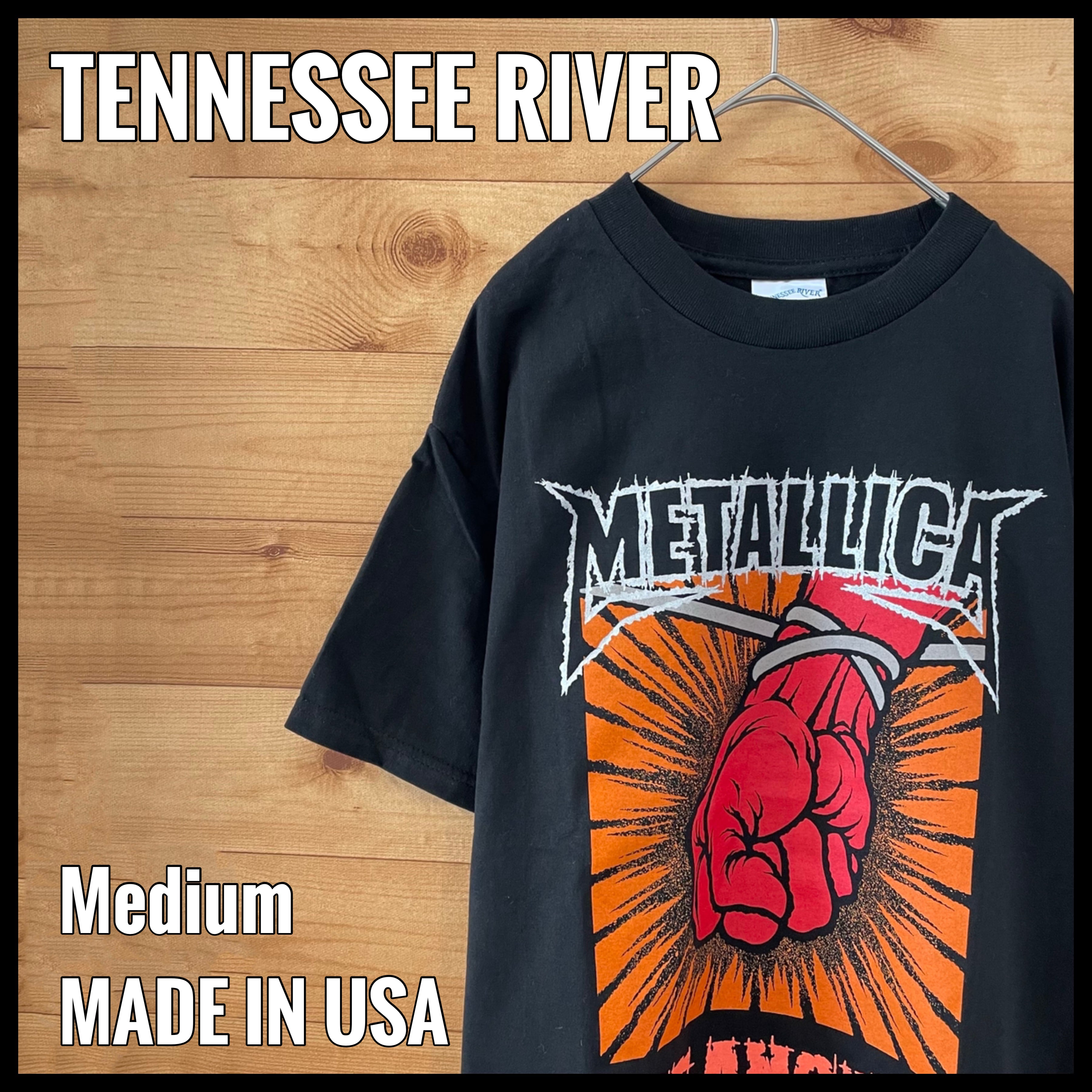 TENNESSEE RIVER】USA製 メタリカ METALLICA バンドTシャツ ロックT
