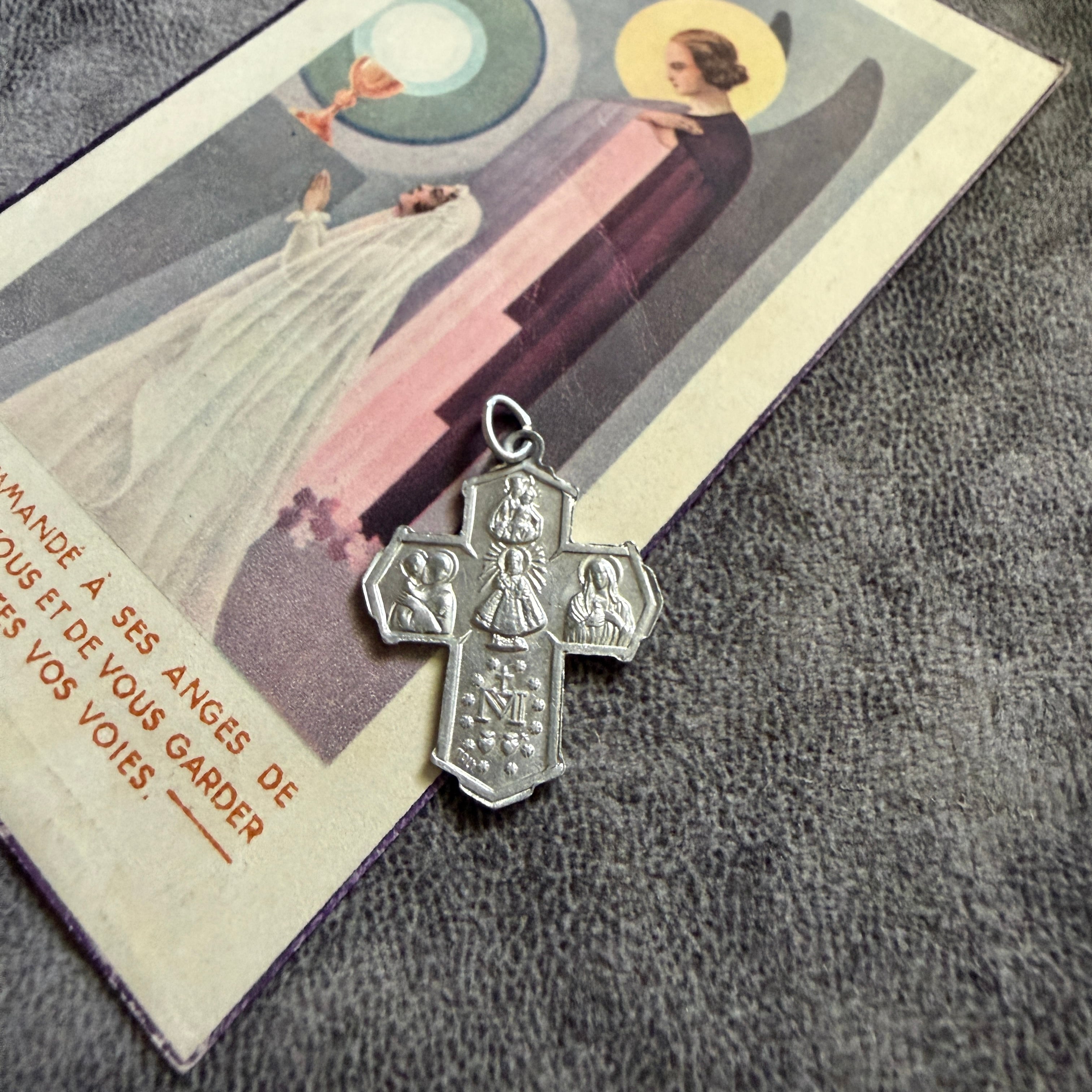 聖母子 | Antique medaille Mary