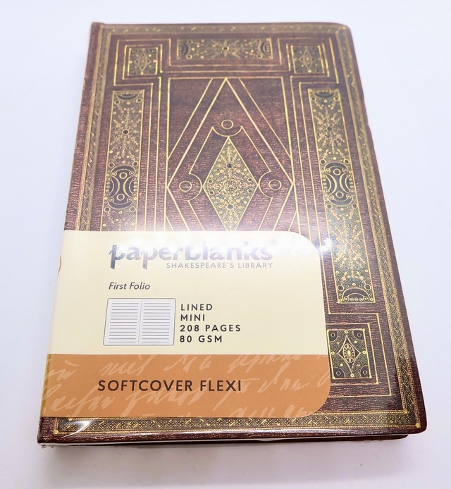 Paperblanks(ペーパーブランクス)　ファースト・フォリオ(ミニ)罫線　208ページ