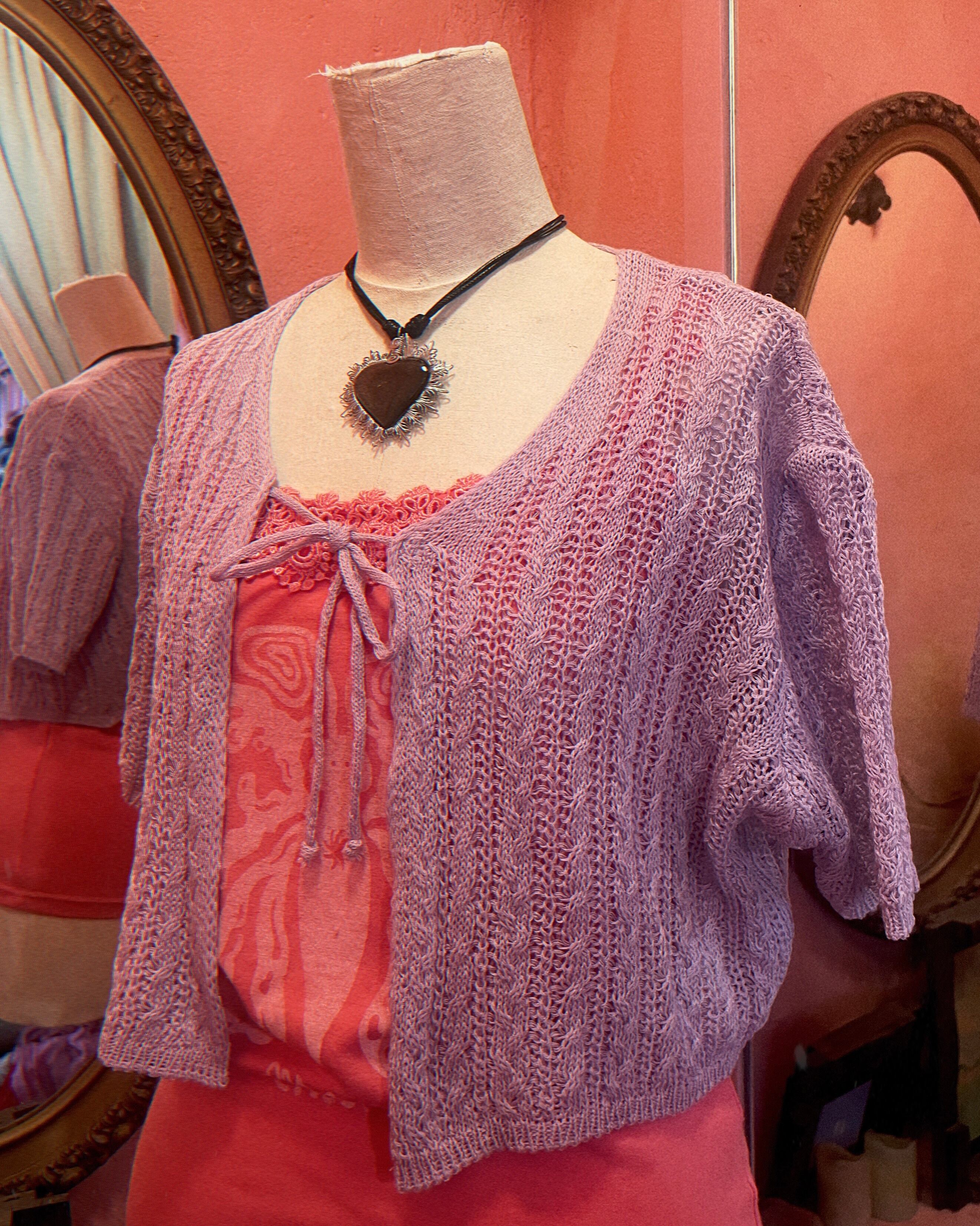 used summer knit bolero