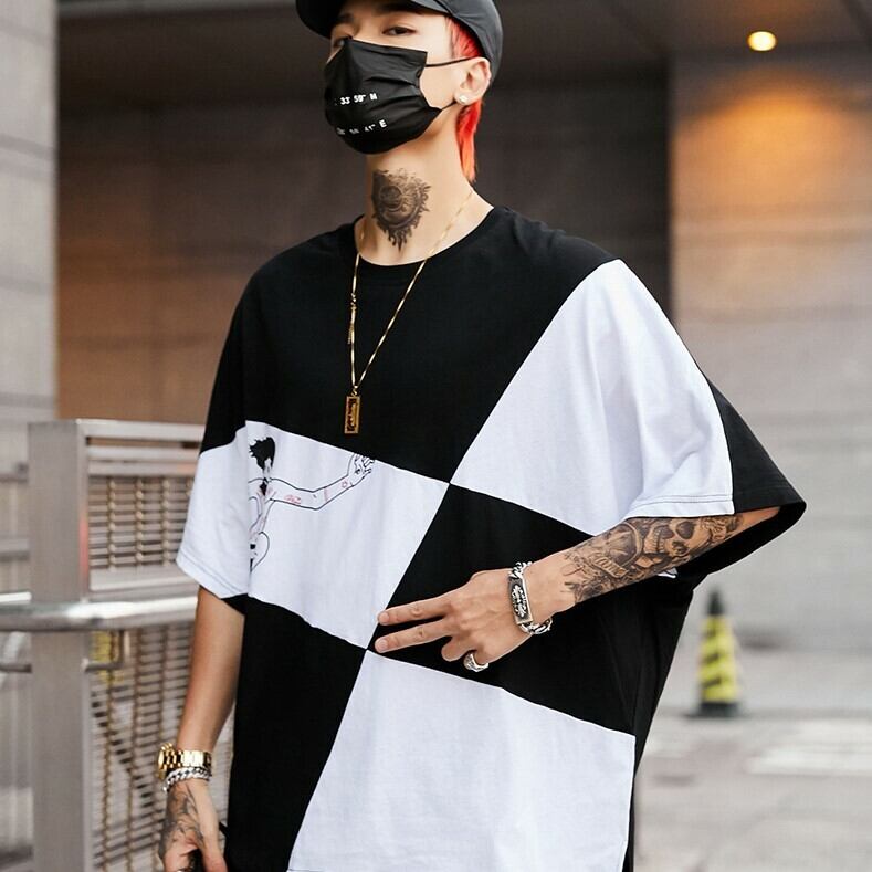 全1色 Tシャツ カットソー プリント カジュアル ストリート 