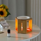 【木製 インテリア キャンドルスタンド】2個セット スタンドのみ キャンドル立て ろうそく立て おしゃれ シンプル 北欧テイスト アロマ アロマテラピー スクエア