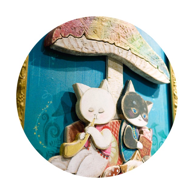 《 ta-nya 》額絵「雨の日はここで」