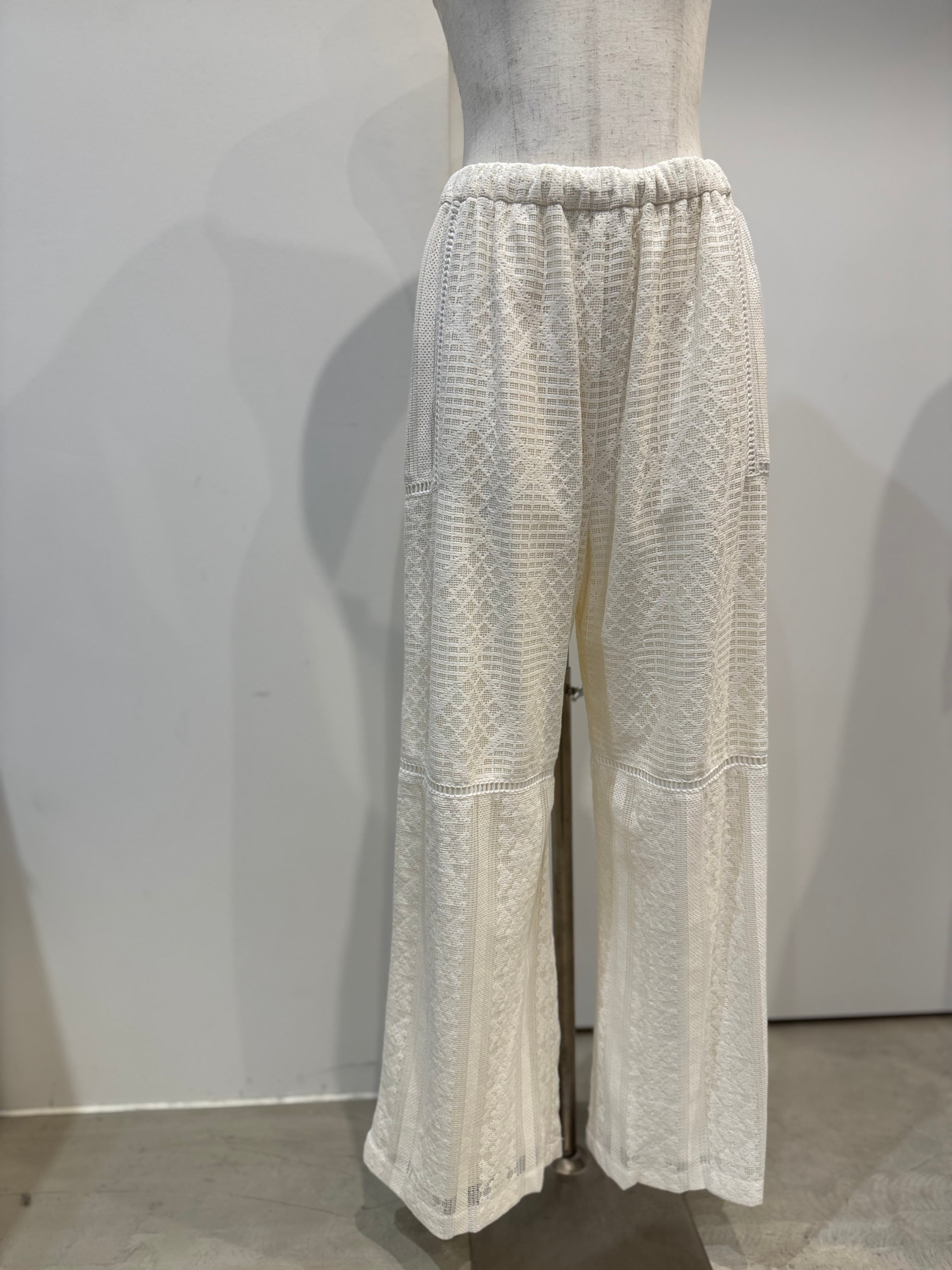 【CHIGNON】パッチワークレースパンツ　3561-051BZ