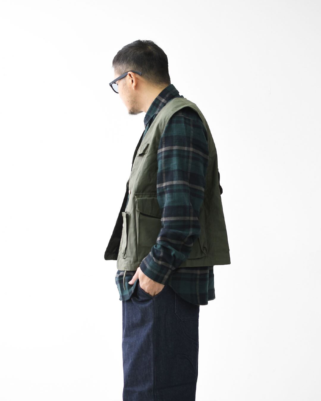 SOUTH2 WEST8 [サウスツーウエストエイト] Tenkara Vest - Waxed