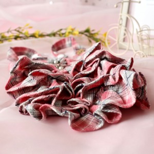 【即納】チェックハイウエストサロペットワンピース【YW001】