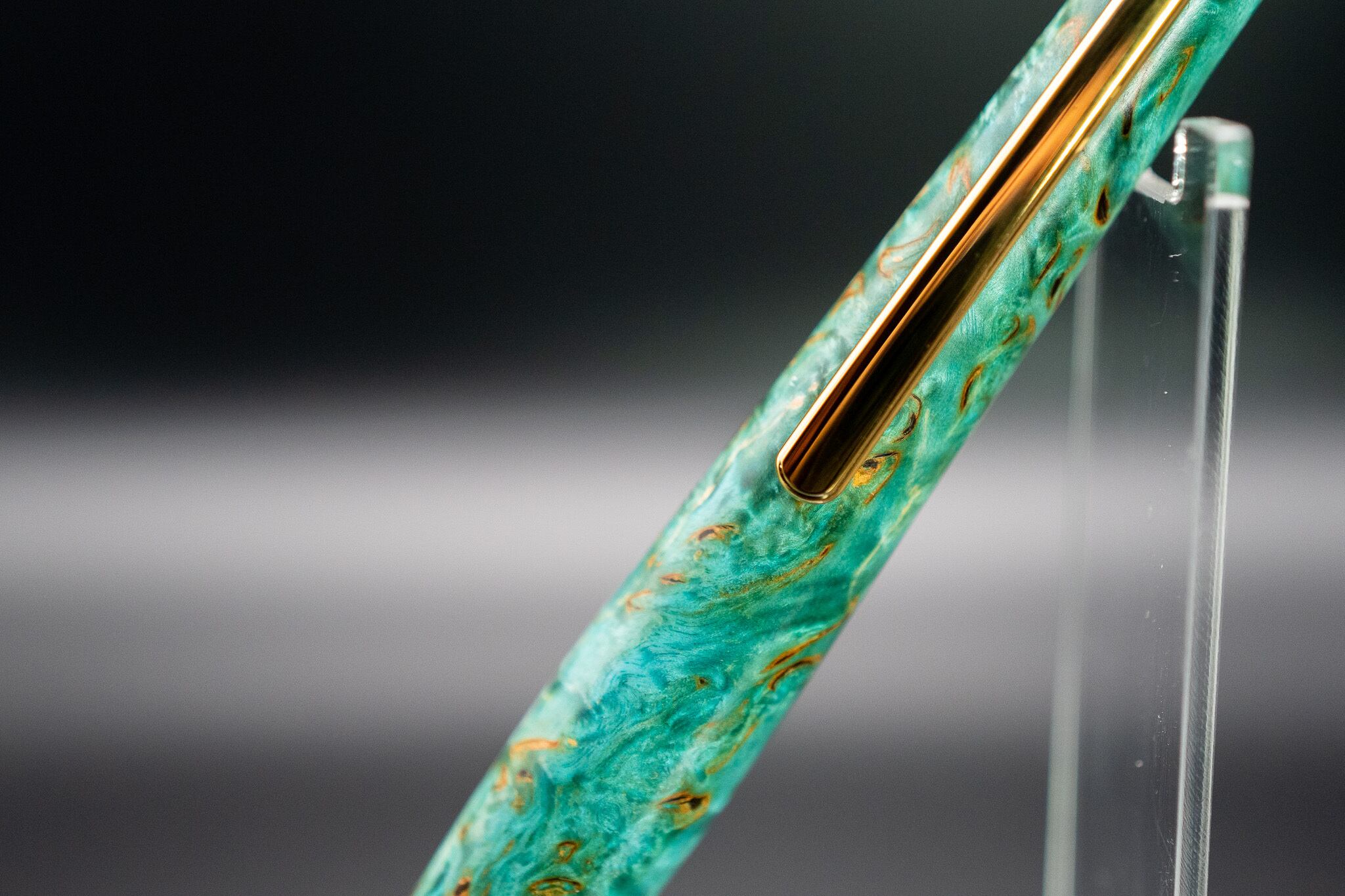 【翠玉】 マスールバーチ 極上 スタビライズドウッド gold BP