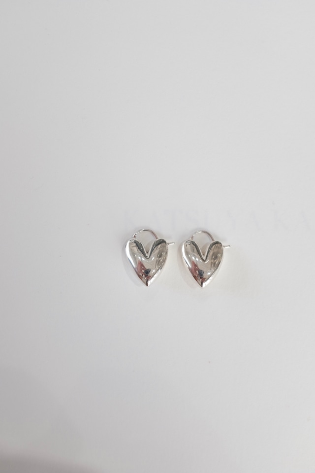 [R.ALAGAN] TINY PUFFY HEART HOOPS