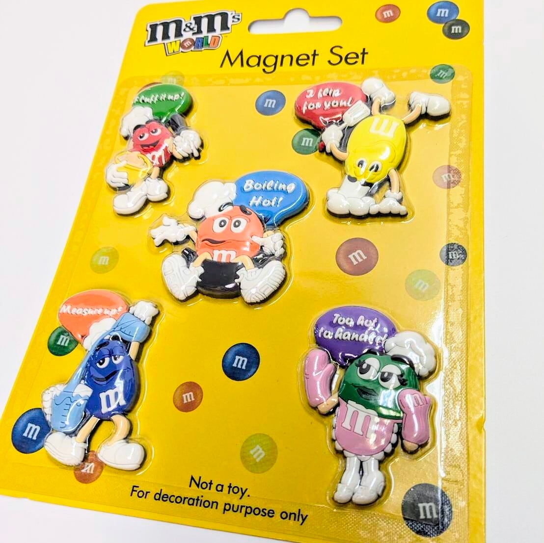 m＆m's（エムアンドエムズ）】 マグネット・Magnet SET〚アメリカン